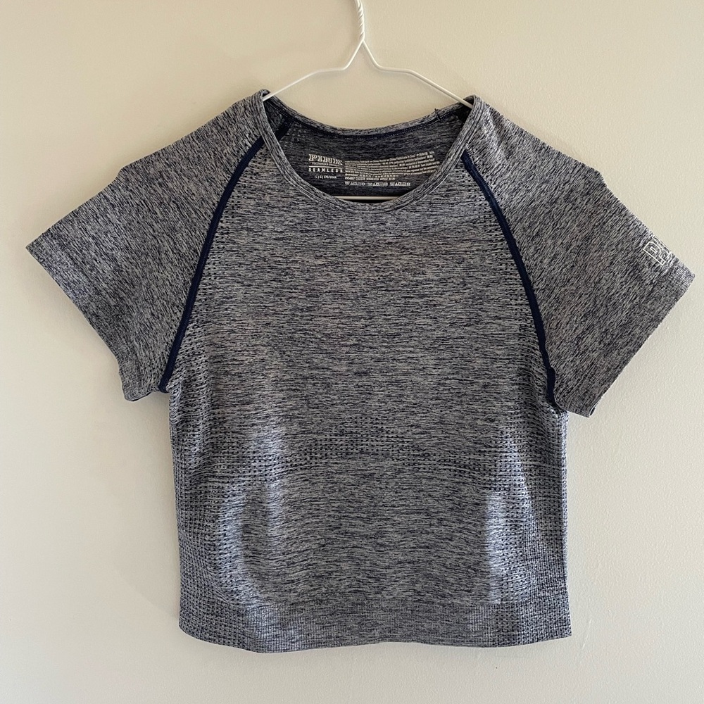 PINK Victoria's Secret Heathered Gray Crop Top